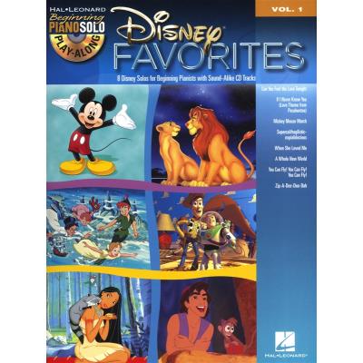 Hal Leonard Beginning Piano Solo Play-Along Vol.001 Disney Favorites + Cd - Publicité Hal Leonard Beginning Piano Solo Play-Along Vol.001 Disney Favorites + Cd - Publicité