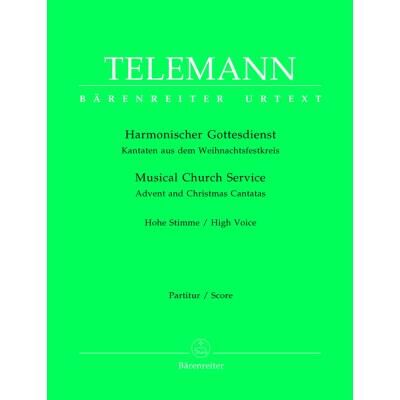 Partitions classique BARENREITER TELEMANN G.P. - MUSICAL CHURCH SERVICE, ADVENT AND CANTATAS Soprano, instruments - Publicité Partitions classique BARENREITER TELEMANN G.P. - MUSICAL CHURCH SERVICE, ADVENT AND CANTATAS Soprano, instruments - Publicité