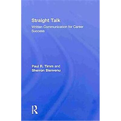 Routledge Straight Talk - Publicité Routledge Straight Talk - Publicité