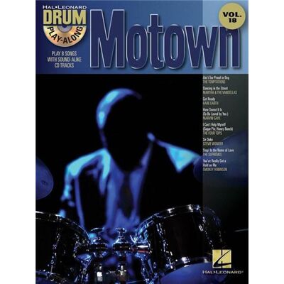 Hal Leonard Drum Playalong Motown Vol.18 + Cd - Publicité Hal Leonard Drum Playalong Motown Vol.18 + Cd - Publicité