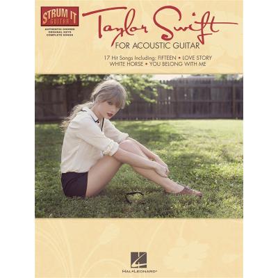 Partitions variété, pop, rock... HAL LEONARD SWIFT TAYLOR FOR ACOUSTIC GUITAR STRUM IT - MELODY LINE, LYRICS AND CHORDS Piano voix guitare - Publicité Partitions variété, pop, rock... HAL LEONARD SWIFT TAYLOR FOR ACOUSTIC GUITAR STRUM IT - MELODY LINE, LYRICS AND CHORDS Piano voix guitare - Publicité