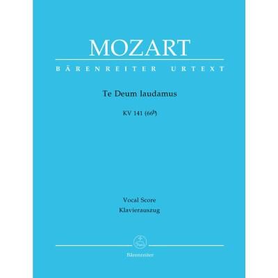 Partitions classique BARENREITER MOZART W.A. - TE DEUM LAUDAMUS KV 141 (66B) - REDUCTION CHANT, PIANO Choeur et ensemble vocal - Publicité Partitions classique BARENREITER MOZART W.A. - TE DEUM LAUDAMUS KV 141 (66B) - REDUCTION CHANT, PIANO Choeur et ensemble vocal - Publicité