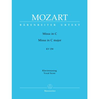 Partitions classique BARENREITER MOZART W.A. - MESSE EN DO MAJEUR KV 258 - REDUCTION CHANT, PIANO Choeur et ensemble vocal - Publicité Partitions classique BARENREITER MOZART W.A. - MESSE EN DO MAJEUR KV 258 - REDUCTION CHANT, PIANO Choeur et ensemble vocal - Publicité