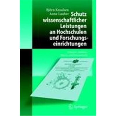 Springer Schutz Wissenschaftlicher Leistungen an Hochschulen Und Forschungseinrichtungen - Publicité Springer Schutz Wissenschaftlicher Leistungen an Hochschulen Und Forschungseinrichtungen - Publicité