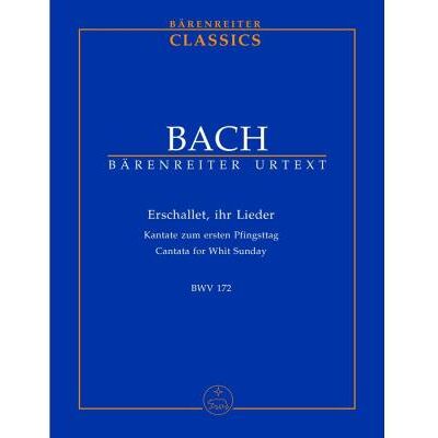 Partitions classique BARENREITER TASCHENPARTITUREN BACH J.S. - ERSCHALLET, IHR LIEDER BWV 172 - CONDUCTEUR POCHE Format poche - Publicité Partitions classique BARENREITER TASCHENPARTITUREN BACH J.S. - ERSCHALLET, IHR LIEDER BWV 172 - CONDUCTEUR POCHE Format poche - Publicité