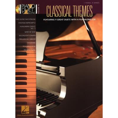 Hal Leonard Piano Duets Play-Along Vol.40 Classical Themes + Cd - Publicité Hal Leonard Piano Duets Play-Along Vol.40 Classical Themes + Cd - Publicité