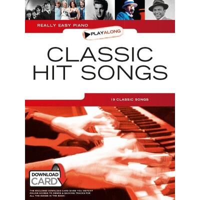 Hal Leonard Really Easy Piano Classic Hit Songs + Download Card - Publicité Hal Leonard Really Easy Piano Classic Hit Songs + Download Card - Publicité