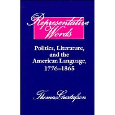Representative Words, Cambridge Studies in American Literature and Culture - Publicité Representative Words, Cambridge Studies in American Literature and Culture - Publicité