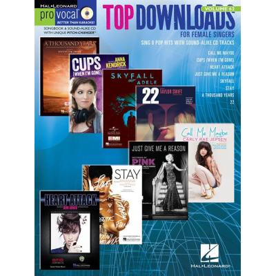 Hal Leonard Top Downloads Pro Vocal Women’S Edition Volume 62 + Cd - Publicité Hal Leonard Top Downloads Pro Vocal Women’S Edition Volume 62 + Cd - Publicité