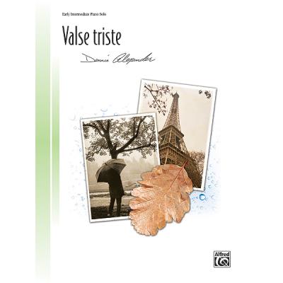 Partitions variété, pop, rock... ALFRED PUBLISHING ALEXANDER DENNIS - VALSE TRISTE - PIANO SOLO Piano - Publicité Partitions variété, pop, rock... ALFRED PUBLISHING ALEXANDER DENNIS - VALSE TRISTE - PIANO SOLO Piano - Publicité