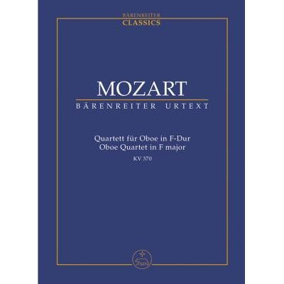 Partitions classique BARENREITER MOZART W.A. - OBOENQUARTETT F-DUR KV 370(368b) - SCORE Format poche - Publicité Partitions classique BARENREITER MOZART W.A. - OBOENQUARTETT F-DUR KV 370(368b) - SCORE Format poche - Publicité