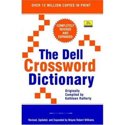 Delta The Dell Crossword Dictionary, 21st Century Reference Series - Publicité Delta The Dell Crossword Dictionary, 21st Century Reference Series - Publicité