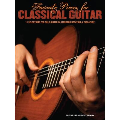 Partitions classique HAL LEONARD FAVORITE PIECES FOR CLASSICAL GUITAR - CLASSICAL GUITAR Guitare - Publicité Partitions classique HAL LEONARD FAVORITE PIECES FOR CLASSICAL GUITAR - CLASSICAL GUITAR Guitare - Publicité