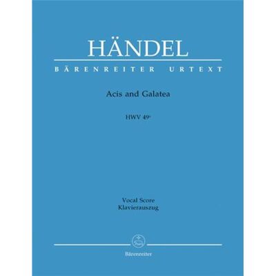 Barenreiter Haendel Georg Friedrich Acis Et Galatea Hwv49A - Chant(Satb)/Piano - Publicité Barenreiter Haendel Georg Friedrich Acis Et Galatea Hwv49A - Chant(Satb)/Piano - Publicité