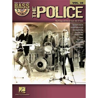 Hal Leonard Bass Play-Along Vol.20 Police + Cd - Publicité Hal Leonard Bass Play-Along Vol.20 Police + Cd - Publicité