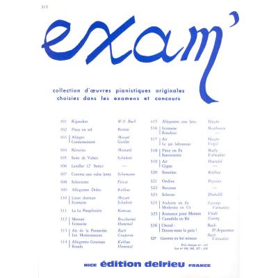 Partitions classique EDITION DELRIEU BACH J.S./ COUPERIN F. - AIR DE LA PENTECOTE / LES MOISSONNEURS - PIANO Piano - Publicité Partitions classique EDITION DELRIEU BACH J.S./ COUPERIN F. - AIR DE LA PENTECOTE / LES MOISSONNEURS - PIANO Piano - Publicité