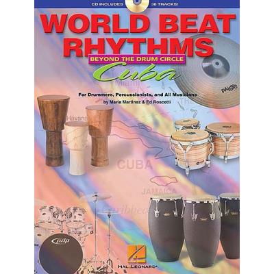HAL LEONARD WORLD BEAT RHYTHMS DRUMS CUBA+CD - Publicité HAL LEONARD WORLD BEAT RHYTHMS DRUMS CUBA+CD - Publicité