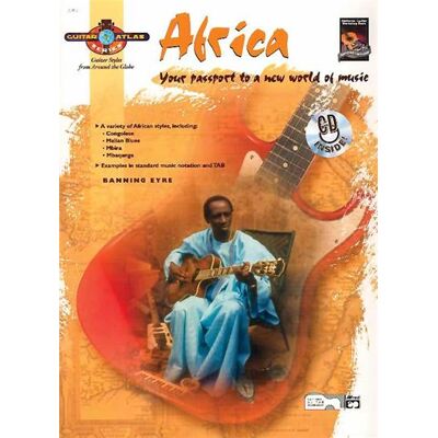 Alfred Guitar Atlas Africa Your Passport To A New World Of Music + Cd - Publicité Alfred Guitar Atlas Africa Your Passport To A New World Of Music + Cd - Publicité