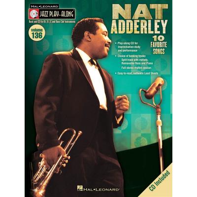 Hal Leonard Jazz Play-Along Vol.136 Nat Adderley + Cd - Publicité Hal Leonard Jazz Play-Along Vol.136 Nat Adderley + Cd - Publicité