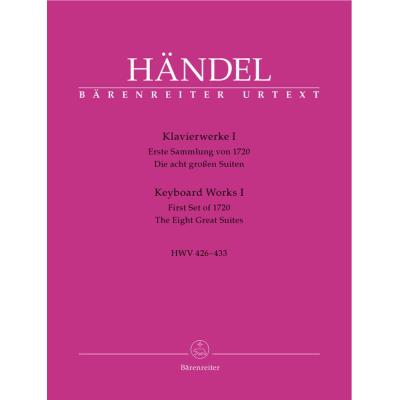 Partitions classique BARENREITER HAENDEL G.F. - KEYBOARD WORKS I, HWV 426-433 - PIANO Piano - Publicité Partitions classique BARENREITER HAENDEL G.F. - KEYBOARD WORKS I, HWV 426-433 - PIANO Piano - Publicité