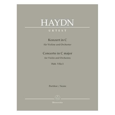 Partitions classique BARENREITER HAYDN J. - CONCERTO IN C MAJOR HOB. VIIa:1 FOR VIOLIN & ORCHESTRA - SCORE Grand format - Publicité Partitions classique BARENREITER HAYDN J. - CONCERTO IN C MAJOR HOB. VIIa:1 FOR VIOLIN & ORCHESTRA - SCORE Grand format - Publicité