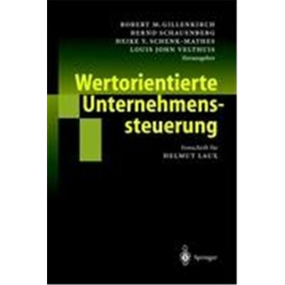 Springer Wertorientierte Unternehmenssteuerung - Publicité Springer Wertorientierte Unternehmenssteuerung - Publicité