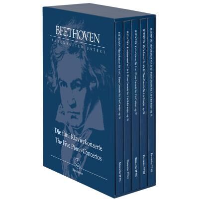 Partitions classique BARENREITER BEETHOVEN L.V. - THE FIVE PIANO CONCERTOS - SCORE Format poche - Publicité Partitions classique BARENREITER BEETHOVEN L.V. - THE FIVE PIANO CONCERTOS - SCORE Format poche - Publicité