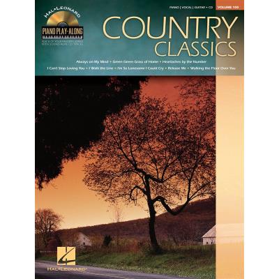 Hal Leonard Piano Play-Along Vol.100 Country Classics + Cd - Publicité Hal Leonard Piano Play-Along Vol.100 Country Classics + Cd - Publicité