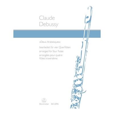 Partitions classique BARENREITER DEBUSSY CLAUDE - DEUX ARABESQUES - 4 FLUTES Flûte traversière - Publicité Partitions classique BARENREITER DEBUSSY CLAUDE - DEUX ARABESQUES - 4 FLUTES Flûte traversière - Publicité