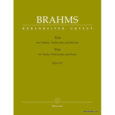 Partitions classique BARENREITER BRAHMS J. - TRIO OP.101 - VIOLON, VIOLONELLE ET PIANO - CONDUCTEUR & PARTIES Choeur et ensemble vocal - Publicité Partitions classique BARENREITER BRAHMS J. - TRIO OP.101 - VIOLON, VIOLONELLE ET PIANO - CONDUCTEUR & PARTIES Choeur et ensemble vocal - Publicité