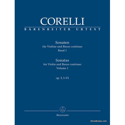 Partitions classique BARENREITER CORELLI A. - SONATAS FOR VIOLIN AND BASSO CONTINUO OP.5, I-VI VOL.1 Violon - Publicité Partitions classique BARENREITER CORELLI A. - SONATAS FOR VIOLIN AND BASSO CONTINUO OP.5, I-VI VOL.1 Violon - Publicité