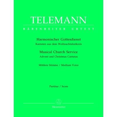 Partitions classique BARENREITER TELEMANN G.P. - DER HARMONISHER GOTTENDIENST, 72 SOLOKANTATEN FUR EINNE SINGSTIMME Alto, instruments - Publicité Partitions classique BARENREITER TELEMANN G.P. - DER HARMONISHER GOTTENDIENST, 72 SOLOKANTATEN FUR EINNE SINGSTIMME Alto, instruments - Publicité
