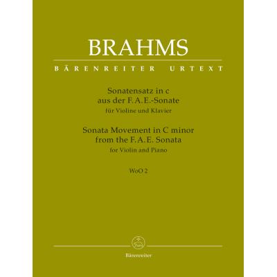 Inconnu Partitions classique BARENREITER BRAHMS J. - SONATA MOVEMENT IN C MINOR FROM THE F.A.E. SONATA - WoO 2 - VIOLON & PIANO Violon - Publicité Inconnu Partitions classique BARENREITER BRAHMS J. - SONATA MOVEMENT IN C MINOR FROM THE F.A.E. SONATA - WoO 2 - VIOLON & PIANO Violon - Publicité