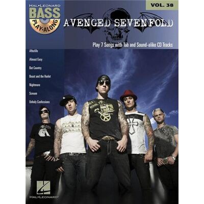 Hal Leonard Bass Play-Along Vol.38 Avenged Sevenfold + Cd - Publicité Hal Leonard Bass Play-Along Vol.38 Avenged Sevenfold + Cd - Publicité