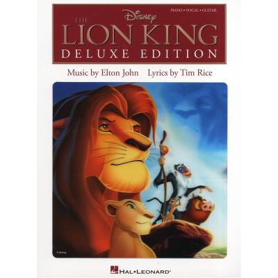 Partitions variété, pop, rock... HAL LEONARD JOHN ELTON AND RICE TIM THE LION KING DELUXE EDITION - PVG Musique pour enfants - Publicité Partitions variété, pop, rock... HAL LEONARD JOHN ELTON AND RICE TIM THE LION KING DELUXE EDITION - PVG Musique pour enfants - Publicité