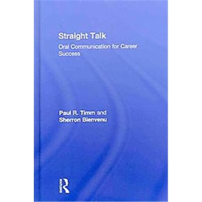Routledge Straight Talk - Publicité Routledge Straight Talk - Publicité