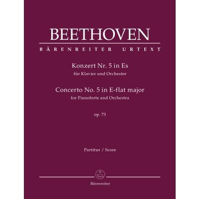 Partitions classique BARENREITER BEETHOVEN L.V. - CONCERTO FOR PIANOFORTE AND ORCHESTER N°5 OP.73 - SCORE Grand format - Publicité Partitions classique BARENREITER BEETHOVEN L.V. - CONCERTO FOR PIANOFORTE AND ORCHESTER N°5 OP.73 - SCORE Grand format - Publicité