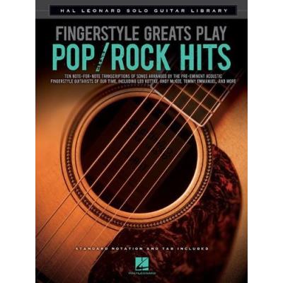 Partitions variété, pop, rock... HAL LEONARD FINGERSTYLE GREATS PLAY POP ROCK HITS SOLO GUTAR LIBRARY - GUITAR Guitare - Publicité Partitions variété, pop, rock... HAL LEONARD FINGERSTYLE GREATS PLAY POP ROCK HITS SOLO GUTAR LIBRARY - GUITAR Guitare - Publicité
