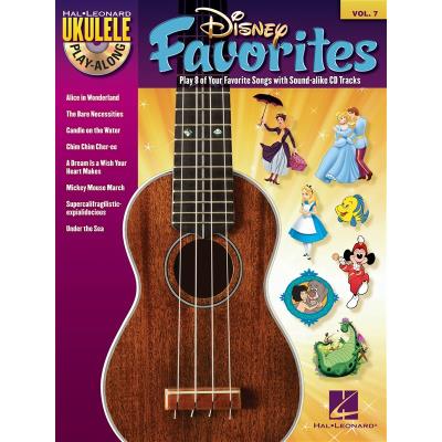 Hal Leonard Ukulele Play-Along Vol.7 Disney Favourites + Cd - Publicité Hal Leonard Ukulele Play-Along Vol.7 Disney Favourites + Cd - Publicité