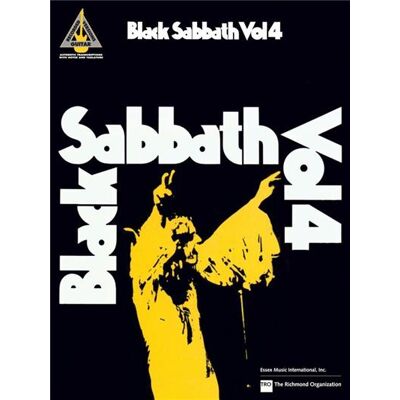 Hal Leonard Black Sabbath Vol.4 Guitar Tab. Publicité Hal Leonard Black Sabbath Vol.4 Guitar Tab. Publicité