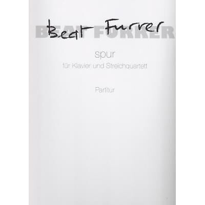 Partitions classique BARENREITER FURRER BEAT - SPUR Format poche - Publicité Partitions classique BARENREITER FURRER BEAT - SPUR Format poche - Publicité