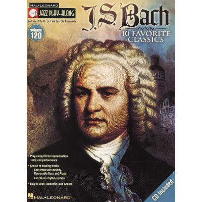 Hal Leonard Jazz Play-Along Vol.120 J.S. Bach + Cd - Publicité Hal Leonard Jazz Play-Along Vol.120 J.S. Bach + Cd - Publicité