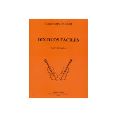 Partitions Classique Combre Joubert Claude-Henry - Duos Faciles (10) - 2 Violoncelles Violoncelle - Publicité Partitions Classique Combre Joubert Claude-Henry - Duos Faciles (10) - 2 Violoncelles Violoncelle - Publicité