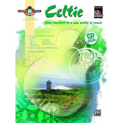 Alfred Guitar Atlas Celtic Your Passport To A New World Of Music + Cd - Publicité Alfred Guitar Atlas Celtic Your Passport To A New World Of Music + Cd - Publicité