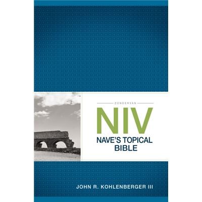 Zondervan Niv Naves Topical Bible - Publicité Zondervan Niv Naves Topical Bible - Publicité
