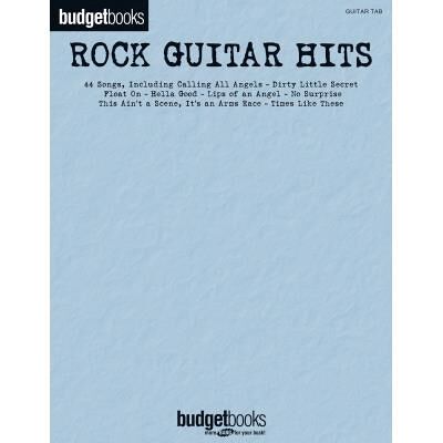 Hal Leonard Budget Books Rock Guitar Hits Guitar Tab. 44 Songs - Publicité Hal Leonard Budget Books Rock Guitar Hits Guitar Tab. 44 Songs - Publicité