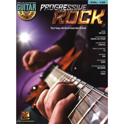 Hal Leonard Guitar Play-Along Vol.120 Progressive Rock + Cd - Publicité Hal Leonard Guitar Play-Along Vol.120 Progressive Rock + Cd - Publicité