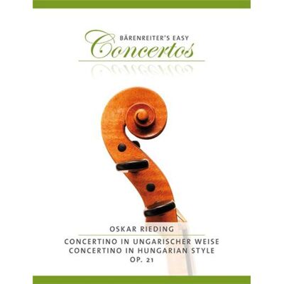 Barenreiter Rieding Oskar Concertino La Mineur (Style Hongrois) Violon/Piano - Publicité Barenreiter Rieding Oskar Concertino La Mineur (Style Hongrois) Violon/Piano - Publicité
