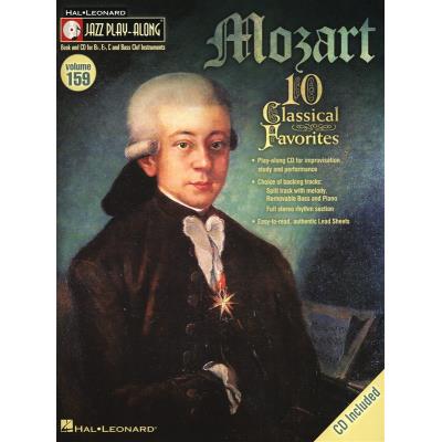 Hal Leonard Jazz Play-Along Vol.158 Mozart Classical Favorites + Cd - Publicité Hal Leonard Jazz Play-Along Vol.158 Mozart Classical Favorites + Cd - Publicité