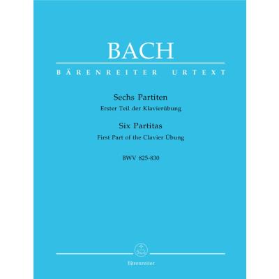 Partitions classique BARENREITER BACH J.S. - SIX PARTITAS BWV 825-830 - PIANO Piano - Publicité Partitions classique BARENREITER BACH J.S. - SIX PARTITAS BWV 825-830 - PIANO Piano - Publicité